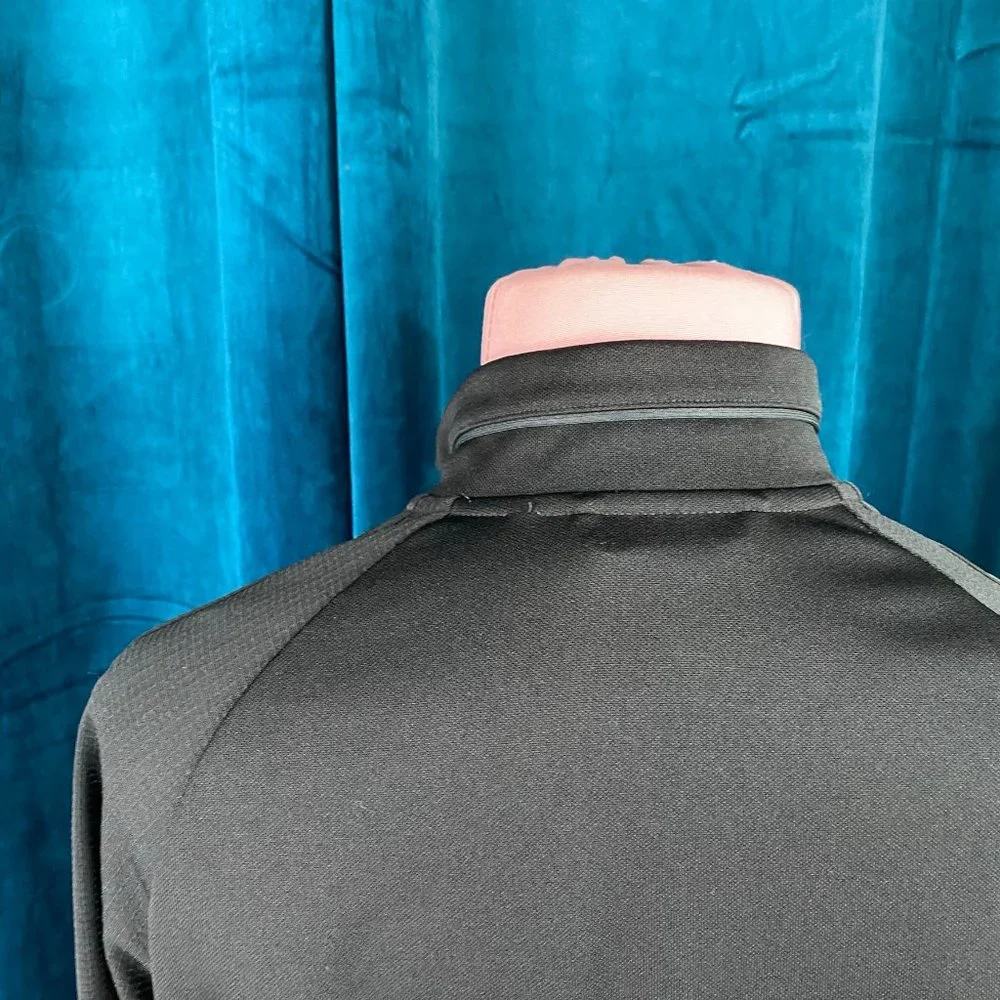 Adidas Boys Youth Full Zip Black Track Jacket - Picture 6 of 6